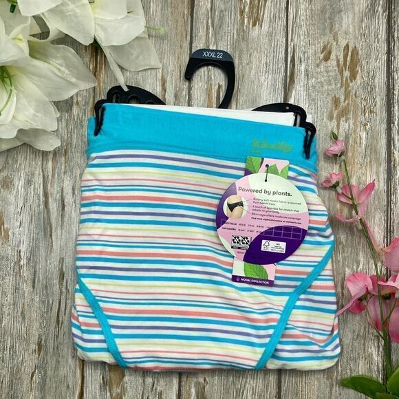 Women's Ultra Soft Comfort Modal Bikini Underwear Panties 2-Pack, Size XXXL 22 - Picture 1 of 9